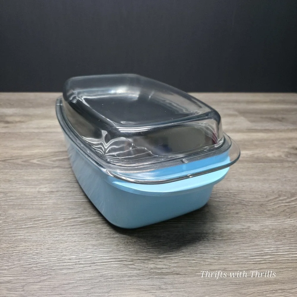 Cook' Essentials Blue 6 Qt Casserole Dish -  Cast Aluminum With Wire Rack - New‎
